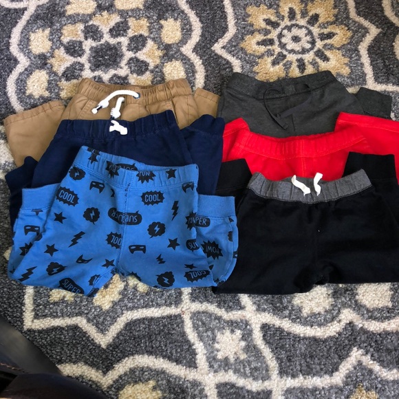 carters and cat & Jack Other - 5pair of sweat pants and 1 insulated khaki pants
